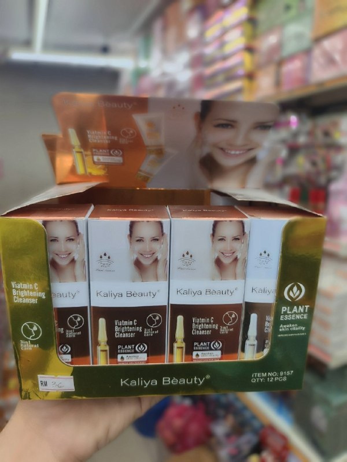 Kaliya beauty vitamen c Brightening cleanser 12PCS BOX